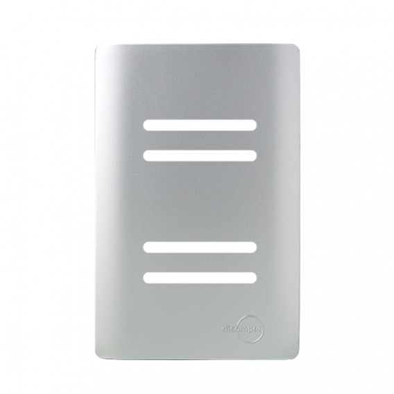 Placa p/ 4 Interruptores (especial) 4x2 - Novara Prata Placa p/ 4 Interruptores (especial) 4x2 - Novara Prata